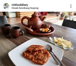 Makanan di Omah Kembang Merbabu