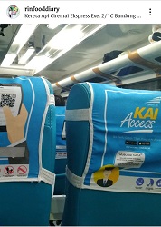 Kuliner Malam di Kereta Eksekutif Ciremai Bandung -Semarang