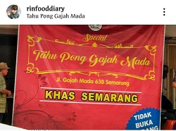 Tahu Pong Gajah Mada