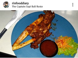 Menikmati Iga Bakar Bali Super Besar di The Captain Jogja