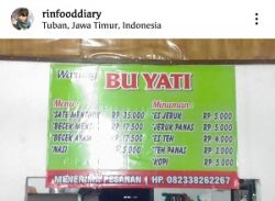 Warung Bu Yati Tuban