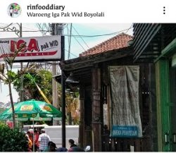 Iga Bakar Pak Wid Boyolali