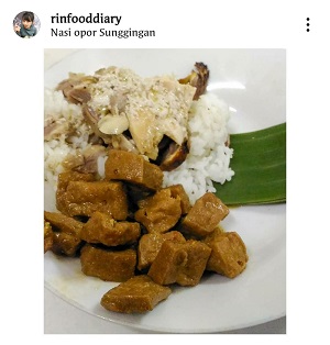 Gurihnya Nasi Opor Ayam Bakar Sunggingan, Kuliner Khas Kudus